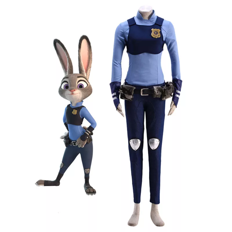 Judy Hopps Cosplay Costumes, Navy Blue Police Uniforms Outfits for Men ...