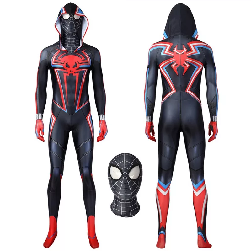 Miles Morales Cosplay Costumes, 3D Miles Morales 2099 Suit Zentai ...