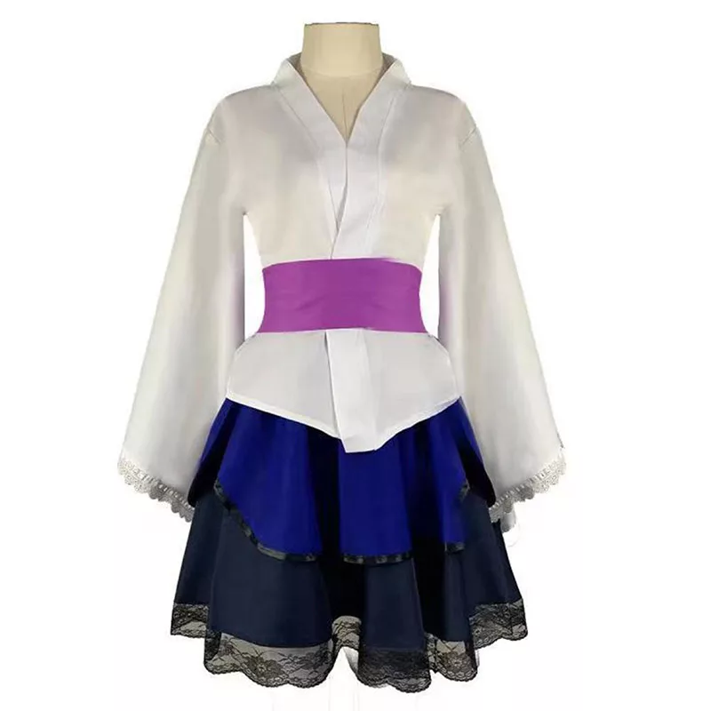 Sasuke Uchiha Cosplay Costumes, Pure Cotton Shirts and Skirts Uniform ...