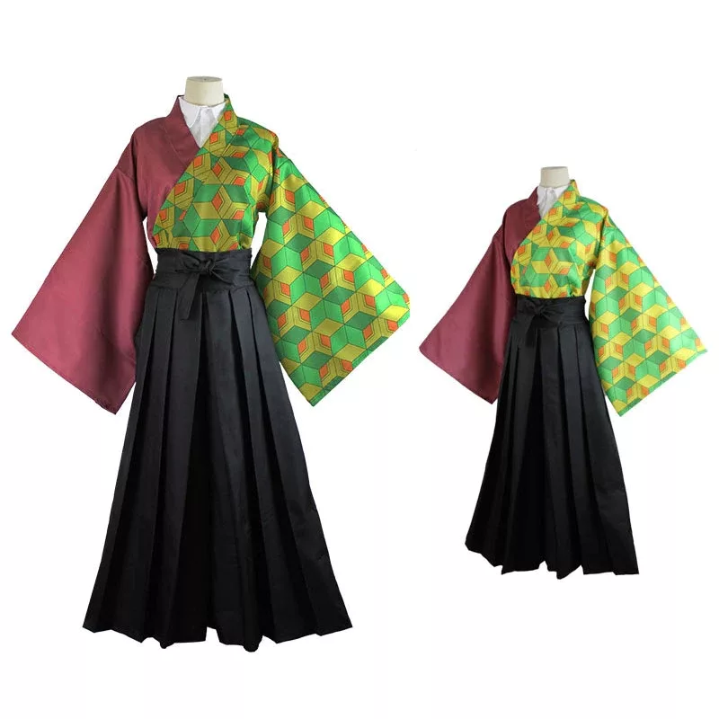 Giyu Tomioka Cosplay Costumes, Water Hashira Kimono Dress Outfits for ...