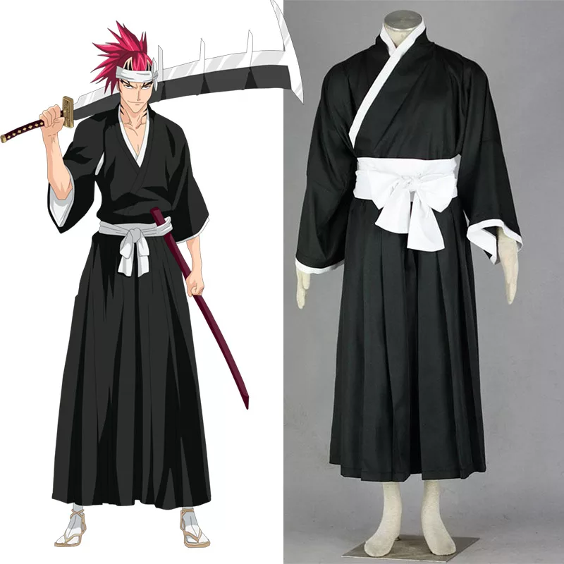 Renji Abarai Cosplay Costumes, Vice Captain of the 6th Division ...